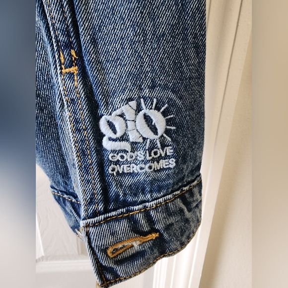 NWoT Love in Faith Jean Jacket - Picture 5 of 6